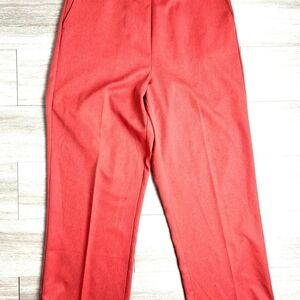 Alfred Dunner Coral-Red Pants